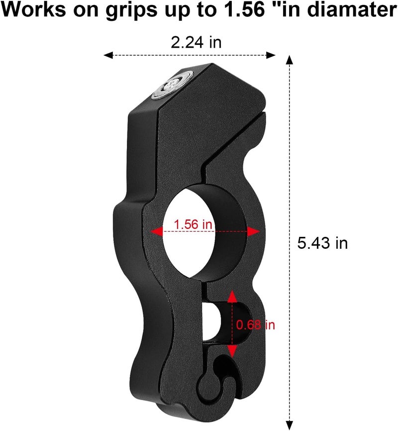BeTime Heavy Duty Motorcycle Locks - Anti Theft Throttle & Brake Locks for Dirt Bike, Moped, Scooter & ATV Accessories - Image 2